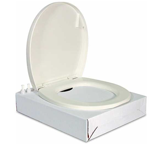 Thetford White Plastic Toilet Seat for Aqua Magic Style II, Residence Toilets  • 42178