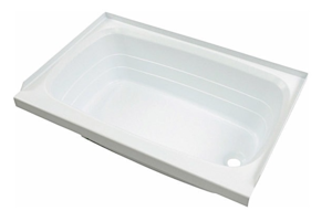 Lippert Right Hand Bathtub - White - 24