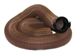 Valterra EZ Flush 20' Bronze Heavy Duty Drain Hose with Adapter  • D04-0087