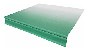 Lippert 12'W x 8' Ext. Vinyl Fade Green Universal Replacement RV Awning Fabric with White Weather Cover  • V000345095