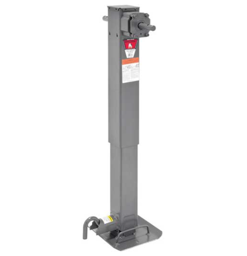 Draw-Tite 2-Speed Square Trailer Jack, 12,000 lbs. Lift Capacity, Side Wind, 12-1/2 in. Travel  • 183416