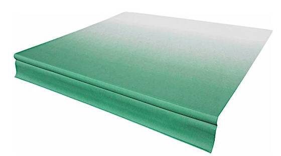 Lippert 12'W x 8' Ext. Vinyl Fade Green Universal Replacement RV Awning Fabric with White Weather Cover • V000345095