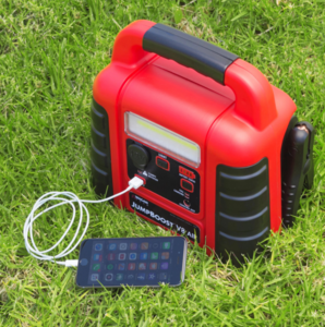 Wagan JumpBoost V8 12 V Portable Jump Starter with Air Compressor  • 7552