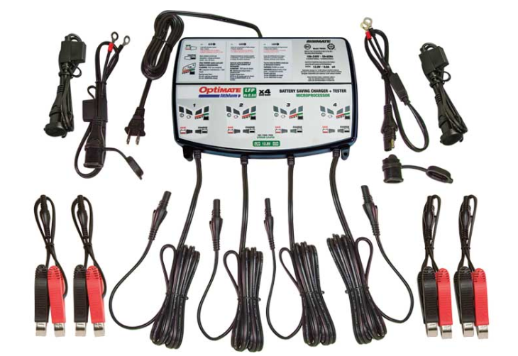 Optimate Lithium 4-Bank Charger 0.8a   • TM-485