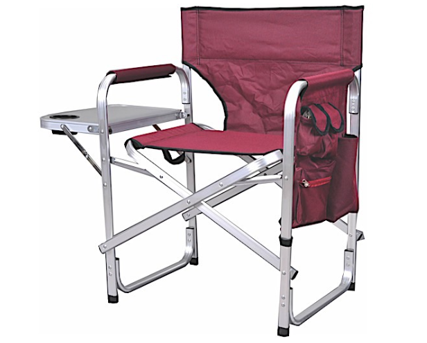 Ming's Mark Folding Director's Chair- Burgundy  • SL1204-BURGANDY