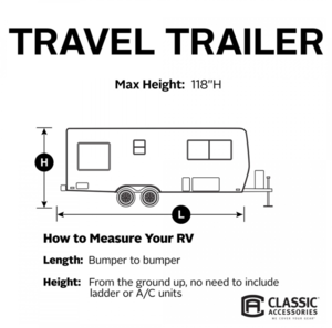 Classic Accessories PolyPRO3 Travel Trailer Cover - Model 6 - 30'-33'  • 73663