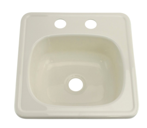 Lippert Parchment Drop-In Square Single Bowl Kitchen Sink (15