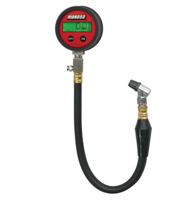 Moroso Tire Gauge 0-15 PSI, Digital, Backlit  • 89574