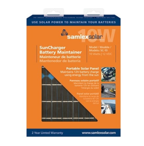 Samlex SunCharger 12V 10W Portable Solar Panel  • SC-10