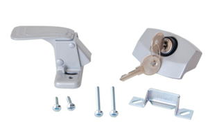 RV Designer Camper Door Latch With Lock  • E311