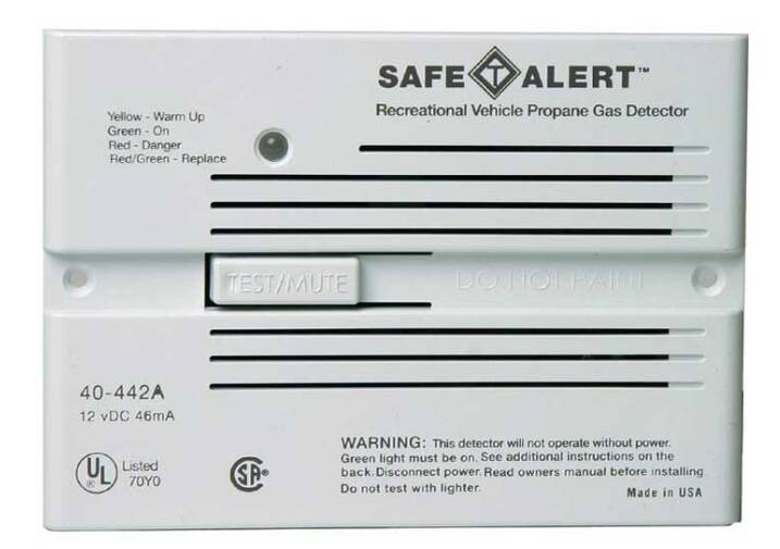 Safe-T-Alert Series Propane/LP Gas Detector - Flush Mount - White • 40-442-P-WT