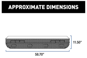 Luverne Impact Shock-absorbing Rear Bumper Step Fleet Kit, 2015-2021 Ford Transit  • 415358-571501-0