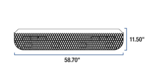 Luverne Impact Shock-Absorbing Rear Bumper Step, Fits 2015-2021 Ford Transit-150, 250, 350  • 415358-571501