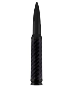 AmmoTenna Black Carbon Fiber Wrap - .50 Caliber Replica Antenna  • 50CFB