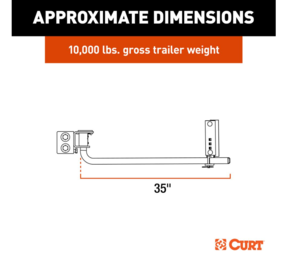 Curt Trutrack 2P Weight Distribution Hitch With 2x Sway Control, 8-10k (No Shank)  • 17600