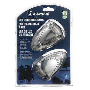 Attwood LED Stainless Steel Docking Lights - Pair  • 6522SS7