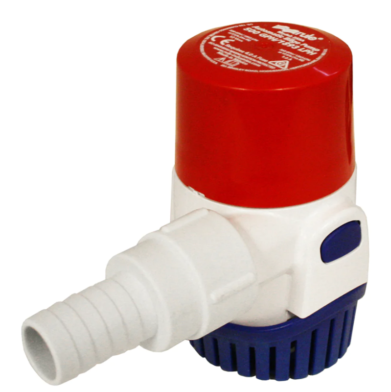 Rule  500 GPH Electronic Sensing Bilge Pump - 12V  • 25SA