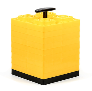 Camco FasTen Yellow Bilingual Leveling Blocks with T-Handle (10 Pieces)  • 44512