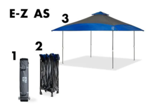 E-Z Up Spectator 13' x 13' Shelter  • SCSG13GY