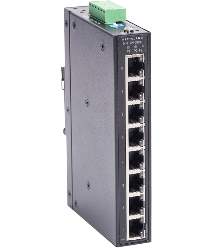 Hatteland 8 Port Gigabit Ethernet Switch  • HN GP1080A