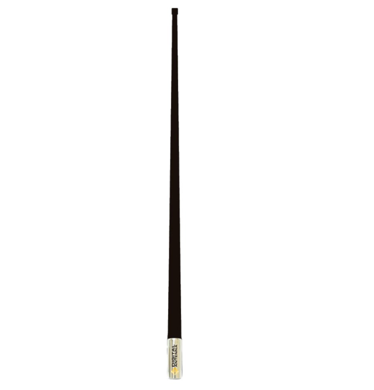 Digital Antenna 500 GOLD Series 8' 6 dB Black VHF Antenna with 20' RG58 Cable  • 529-VB-S