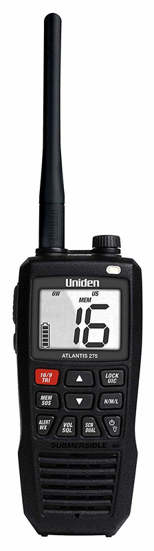 Uniden Floating Handheld VHF Marine Radio  • ATLANTIS 275