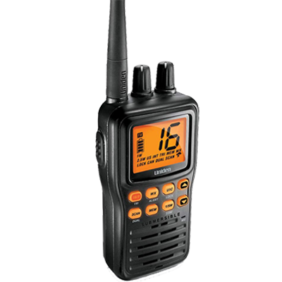 Uniden 5W RF Black Handheld VHF Radio  • MHS75