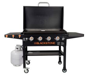 Blackstone 4-Burner Black 15,000 BTU 768 Sq. In. Outdoor LP Gas Griddle • 2151