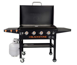 Blackstone 4-Burner Black 15,000 BTU 768 Sq. In. Outdoor LP Gas Griddle  • 2151