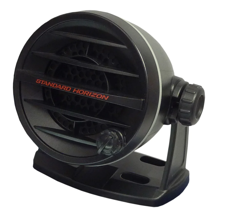 Standard Horizon 1-Way 4-Ohm Black Active VHF Speaker  • MLS-410PA-B