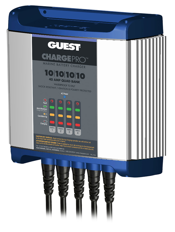 Guest On-Board Battery Charger 40A / 12V; 4 Bank; 120V Input  • 2740A