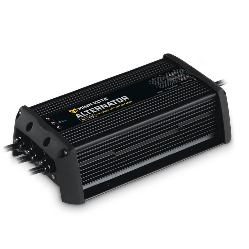 Minn Kota MK-3 30 A 3-Bank DC Alternator On-Board Battery Charger  • 1821033