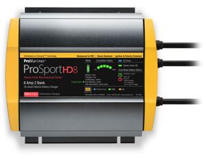 ProMariner ProSportHD 8 Gen 4 - 8 Amp - 2 Bank Battery Charger  • 44008