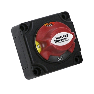 Battery Doctor 4-Position Mini Master Dual Battery Disconnect Switch  • 20393