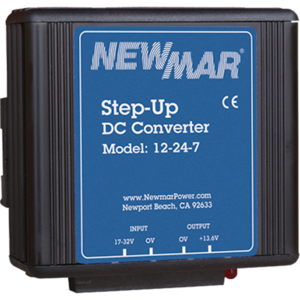 Newmar Step-Up 7 A 10-15 V Input /27.2 V Output Converter  • 12-24-7