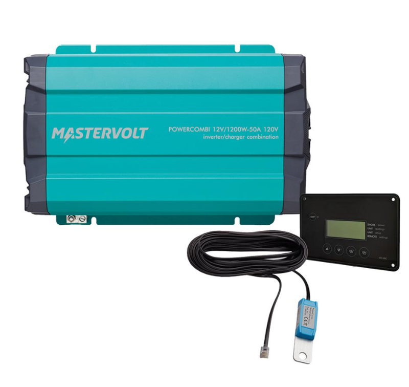 Mastervolt PowerCombi Pure Sine Wave Inverter/Charger - 1200W - 12V - 50A Kit  • 36211201