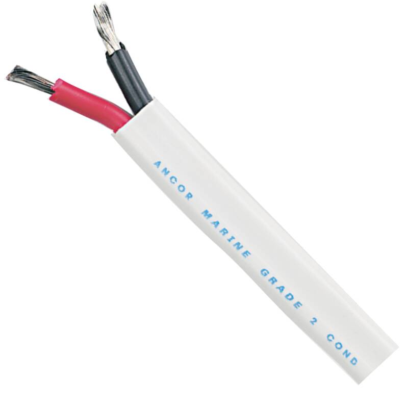 Ancor 14/2 AWG 500' Red/Black Flat Duplex Cable • 121550
