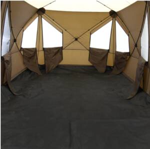 Quick-Set Cabin 4-Sided Screen Shelter - Brown/Tan  • 14628