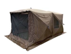 Quick-Set Cabin 4-Sided Screen Shelter - Brown/Tan  • 14628