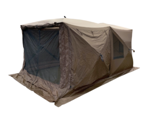 Quick-Set Cabin 4-Sided Screen Shelter - Brown/Tan  • 14628