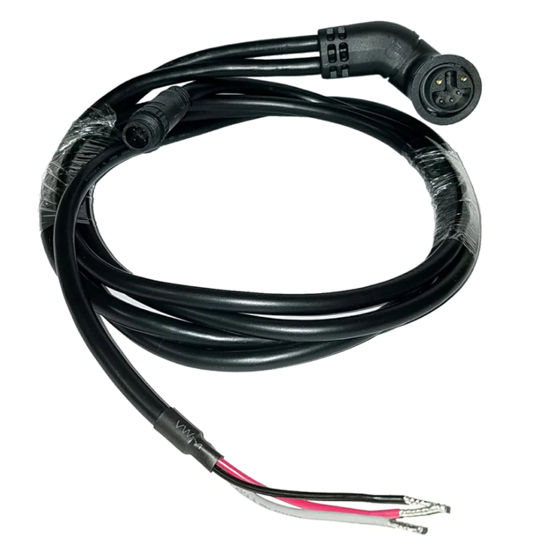 Raymarine 4.9' Power/Data Cable with NMEA/Bare Wires Angled Connectors for Axiom Displays  • R70561