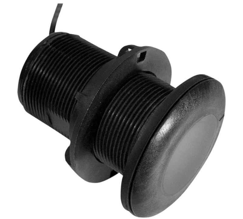 Garmin  Tilted Element P19 8-Pin Plastic Flush Thru-hull Mount Transducer with 30' Cable  • 010-10218-21