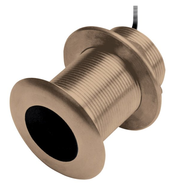 Garmin Tilted Element B75H 8-Pin Bronze Flush Thru-hull Mount Transducer with 39' Cable  • 010-11634-22