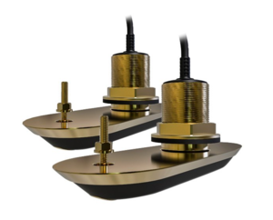 Raymarine RealVision 3D™ RV-212 Bronze External Thru-hull Mount Transducers with 33' Cable, Pair  • T70318