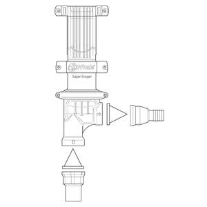 Whale Gulper Grouper Mk3 Fishbox/Waste Pump w/ 90° Ports - 12V  • BP4772