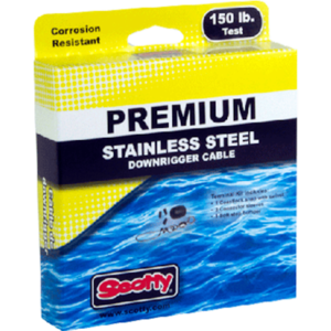 Scotty Stainless Downrigger Cable, 400', 150#  • 1002