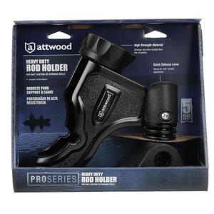 Attwood Heavy-Duty Pro Series Black Rod Holder with Combo Mount  • 5010-4