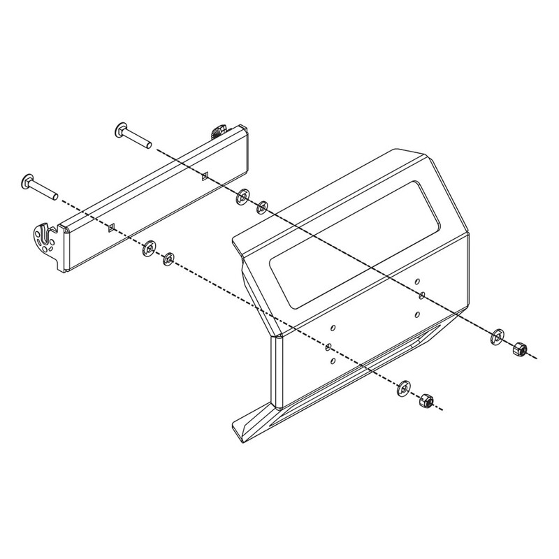 Humminbird IDMK H12R - In-Dash Mounting Kit HELIX 12 Models  • 740175-1