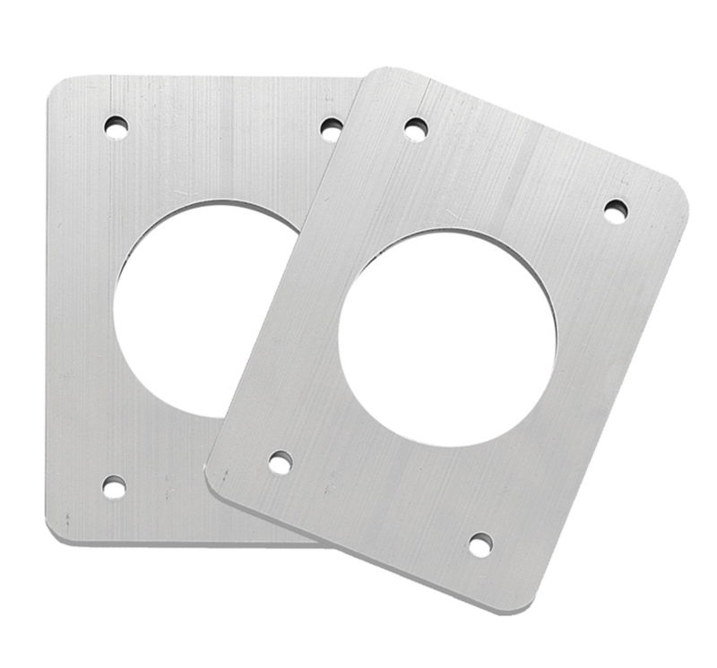 Taco Backing Plates for Grand Slam Outriggers - Anodized Aluminum  • BP-150BSY-320-1