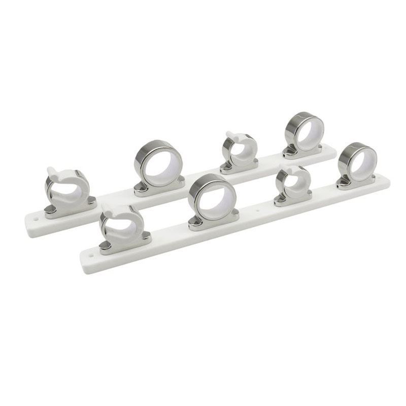 Taco 4-Rod Hanger W/Poly Rack - Polished Stainless Steel  • F16-2752-1